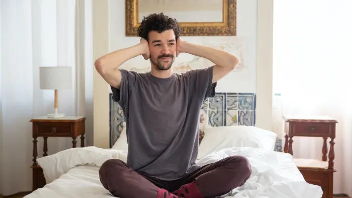 man with tinnitus